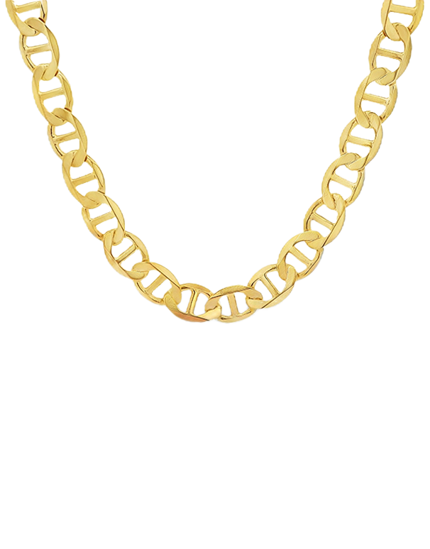 Men's Chain -10ct Yellow Gold 55cm Anchor Chain- 786550