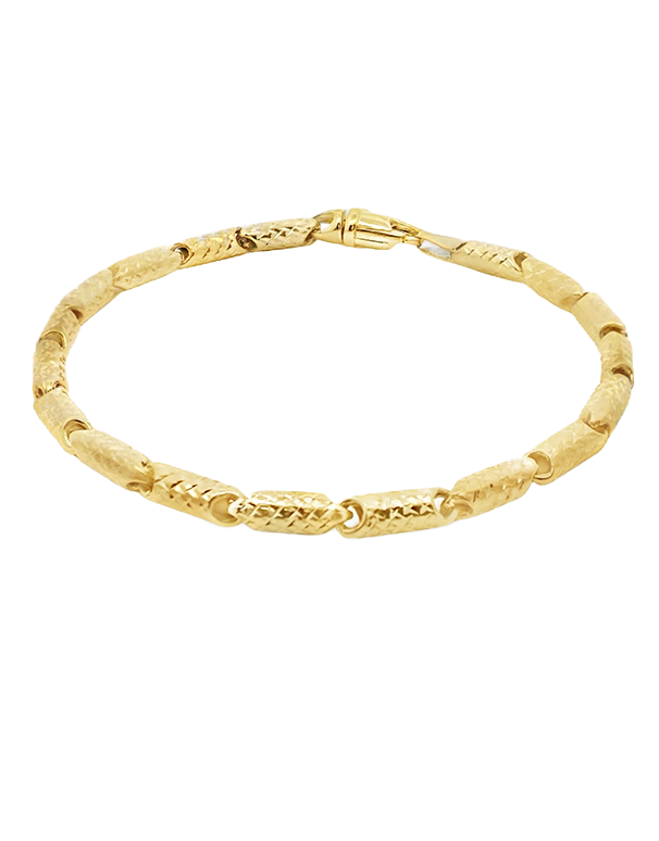 Gold Bracelet  - 10ct Yellow Gold 19cm Bracelet - 787107