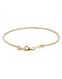 Scintilla Bracelet - Scintilla 10ct Two Tone 19cm Twist Bracelet - 788169