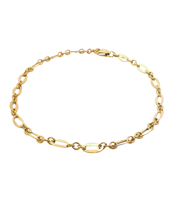 Gold Bracelet - 10ct Yellow Gold 19cm Bracelet - 788742