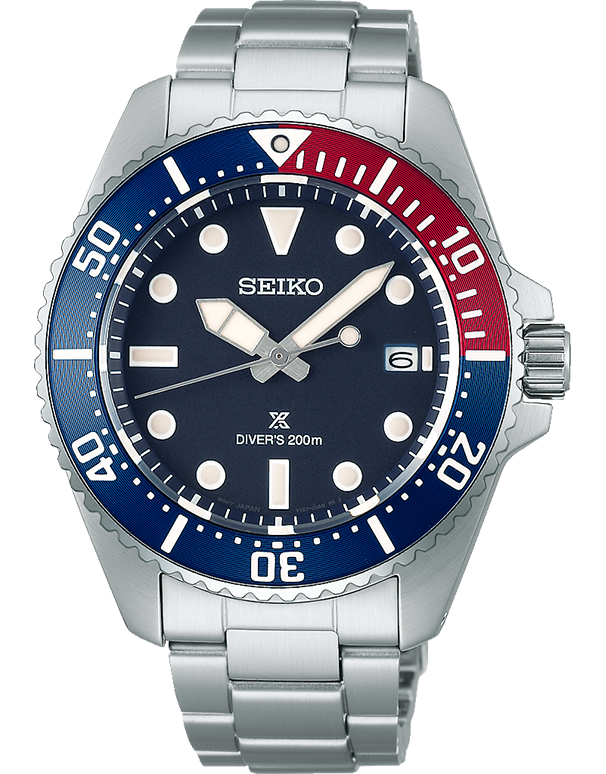 Seiko- PROSPEX 200M DIVER - SOLAR DIVER'S - SNE595P - 789312