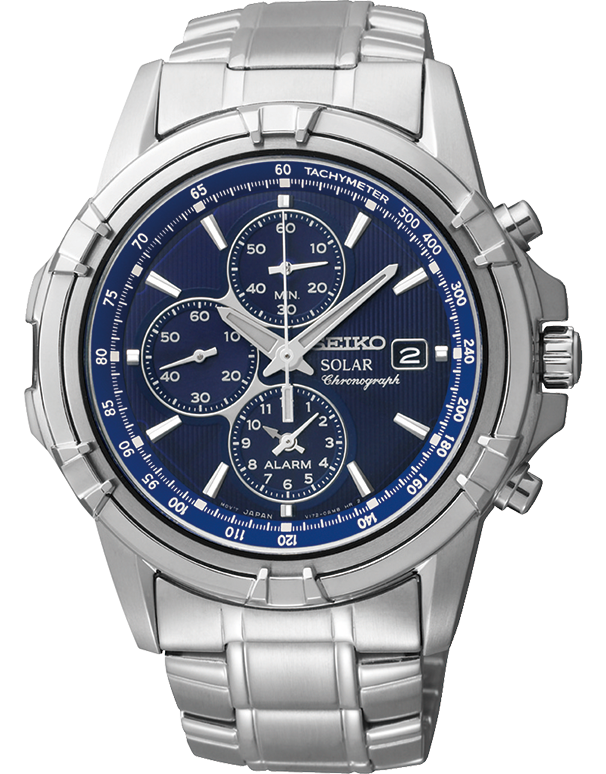 Seiko - Conceptual Mens Solar Chronograph 100M - SSC141P-9 - 789408