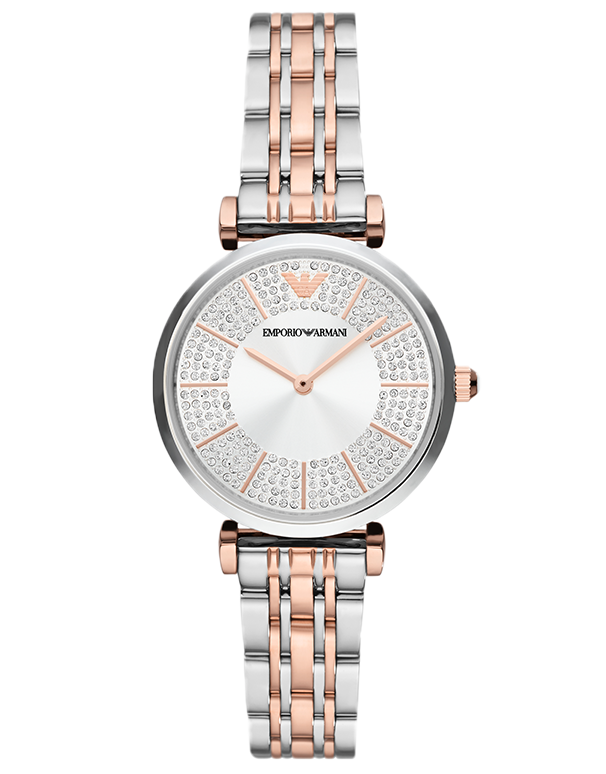 Emporio Armani - Two-Hand Two-Tone Stainless Steel Watch - AR11537 - 790314