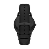 Emporio Armani - Three-Hand Date Black Leather Watch - AR11573 - 787760