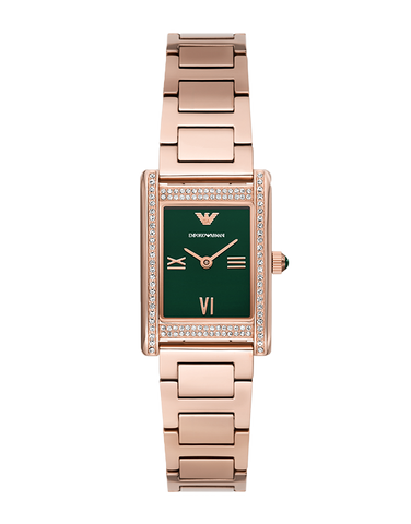 Emporio Armani-Two-Hand Rose Gold-Tone Stainless Steel Watch-AR11641-789084