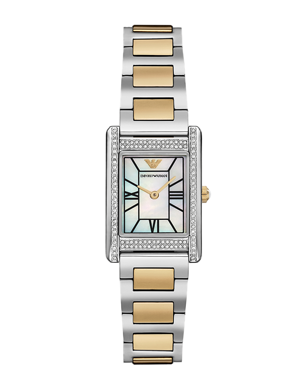 Emporio Armani-Two-Hand Two-Tone Stainless Steel Watch-AR11642-789085
