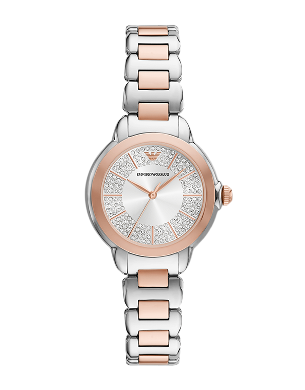 Emporio Armani-Three-Hand Two-Tone Stainless Steel Watch-AR11643-789086