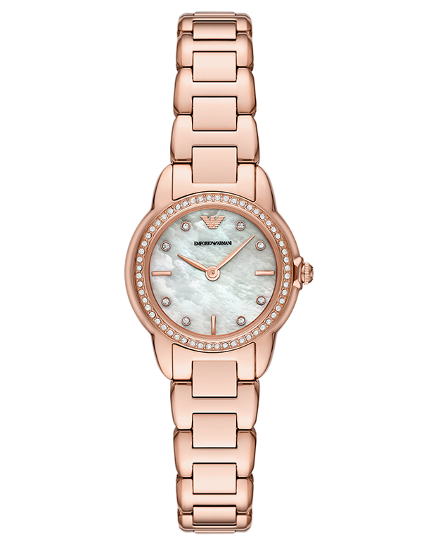Emporio Armani - Two-Hand Rose Gold-Tone Stainless Steel Watch - AR11671 - 789651