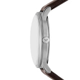 Emporio Armani - Three-Hand Date Brown Leather Watch - AR11672 - 789648