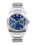 Guess - Men's Silver-Tone Multi-function Watch - GW0624G1 - 787723