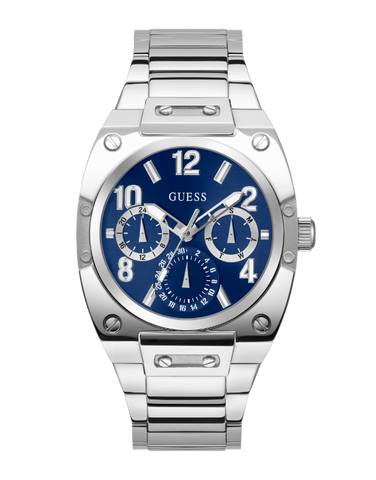 Guess - Men's Silver-Tone Multi-function Watch - GW0624G1 - 787723