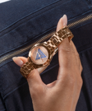 Guess - Tri Plaque Rose Gold Tone Ladies Analogue Watch - GW0675L3 - 788151