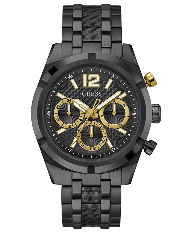 Guess - Resistance Black Tone Men's Analogue Watch - GW0714G4 - 788161
