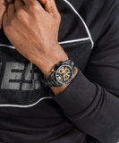 Guess - Resistance Black Tone Men's Analogue Watch - GW0714G4 - 788161