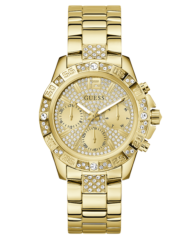 Guess Majesty Polished Gold Tone Watch GW0771L2 788631