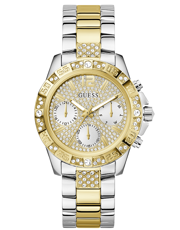 Guess - Majesty Polished Two Tone Watch - GW0771L3 - 788627