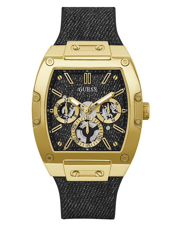 Guess - Phoenix Brushed and Polished Gold Tone Watch - GW0786G1 - 788636