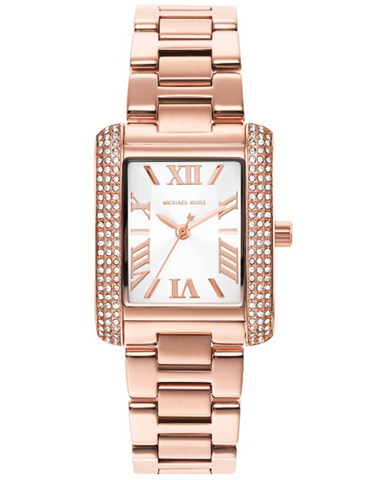 Michael Kors - Emery Three-Hand Rose Gold-Tone Stainless Steel Watch - MK4641 - 787963