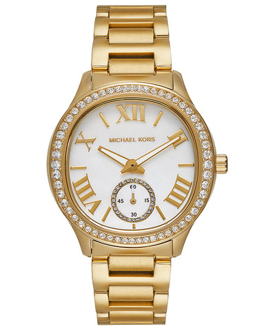 Michael Kors - Sage Three-Hand Gold-Tone Stainless Steel Watch - MK4805 - 788289