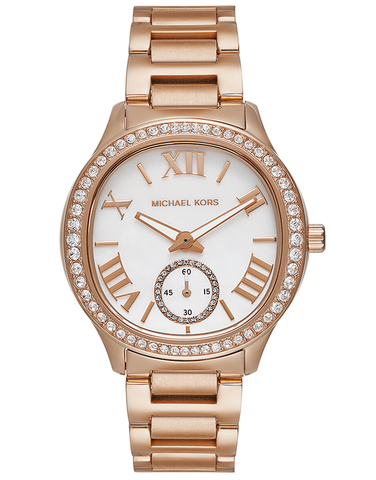 Michael Kors - Sage Three-Hand Rose Gold-Tone Stainless Steel Watch - MK4806 - 788290