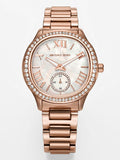 Michael Kors - Sage Three-Hand Rose Gold-Tone Stainless Steel Watch - MK4806 - 788290