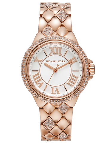 Michael Kors - Camille Three-Hand Rose Gold-Tone Stainless Steel Watch - MK4810 - 788294