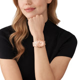 Michael Kors - Runway Chronograph Rose Gold-Tone Stainless Steel Watch - MK7324 - 787968