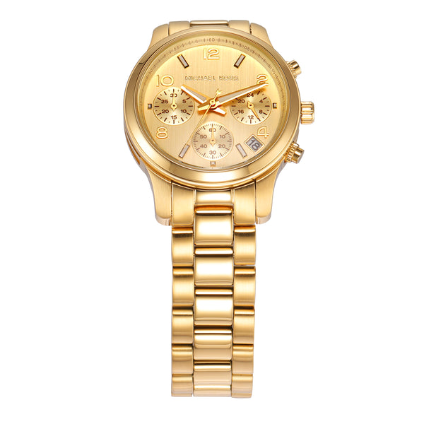 Michael Kors - Runway Chronograph Gold-Tone Stainless Steel