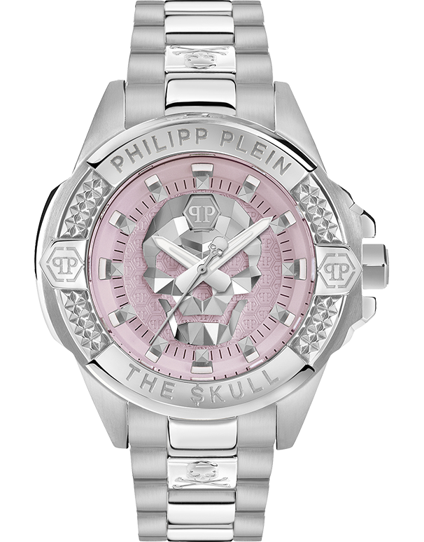 Philipp Plein - Quartz Skull Pink Dial 41mm Watch - PWNAA1423 - 788089