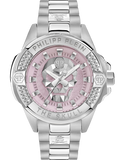 Philipp Plein - Quartz Skull Pink Dial 41mm Watch - PWNAA1423 - 788089