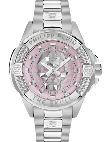 Philipp Plein - Quartz Skull Pink Dial 41mm Watch - PWNAA1423 - 788089