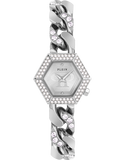 Philipp Plein - The Hexagon Quartz Groumette Crystal 28mm Watch - PWWBA0123 - 788075