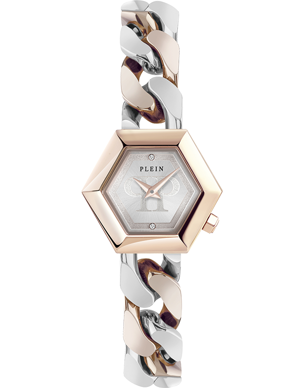 Philipp Plein - The Hexagon Quartz Two-Tone 28mm Watch - PWWBA0223 - 788119