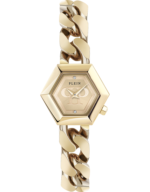 Philipp Plein - The Hexagon Quartz Groumette 28mm Watch - PWWBA0323 - 788072