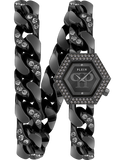 Philipp Plein - The Hexagon Gourmette Crystal Quartz 28mm Watch - PWWBA0623 - 788073