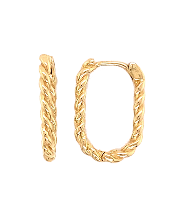 10ct Twist Hoop Earrings- 786769