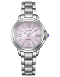 Citizen - Eco-Drive L Steel Pink Dial 30mm - EM1160-58X - 789679