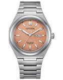 Citizen - Eco-Drive Zenshin Super Titanium Chronograph Orange Dial 39mm - AW0130-85Z	- 789673