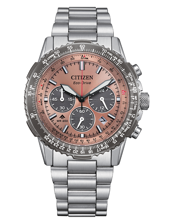 Citizen -  Eco-Drive Promaster Sky Chrono Salmon Dial 40mm - CA4664-60X - 789669