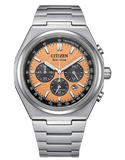 Citizen - Eco-Drive Zenshin Super Titanium Chronograph Orange Dial 42mm - CA4610-85Z - 789671