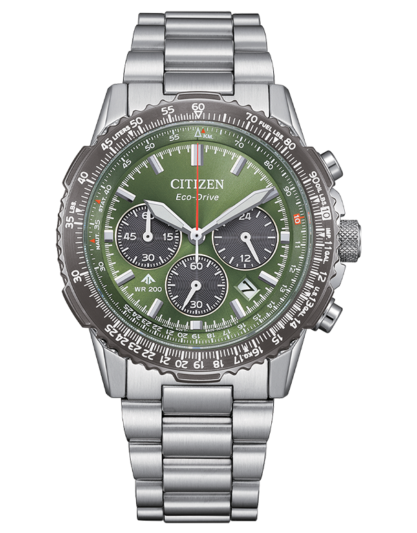 Citizen - Eco Drive Promaster Sky Chrono Green Dial 40mm - CA4664-60W - 789668