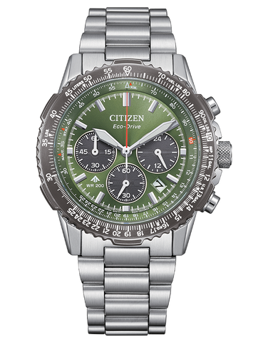 Citizen - Eco Drive Promaster Sky Chrono Green Dial 40mm - CA4664-60W - 789668