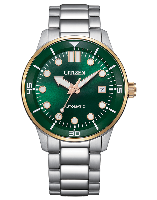 Citizen - Mechanical Auto Steel Green Dial 40mm - NJ0196-80X - 789676