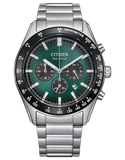 Citizen - Eco-Drive Steel Chrono Green Dial 43mm - CA4674-58X - 789678