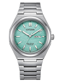 Citizen - Eco-Drive Zenshin Super Titanium Chronograph Turquoise Dial 39mm - AW0130-85M - 789672