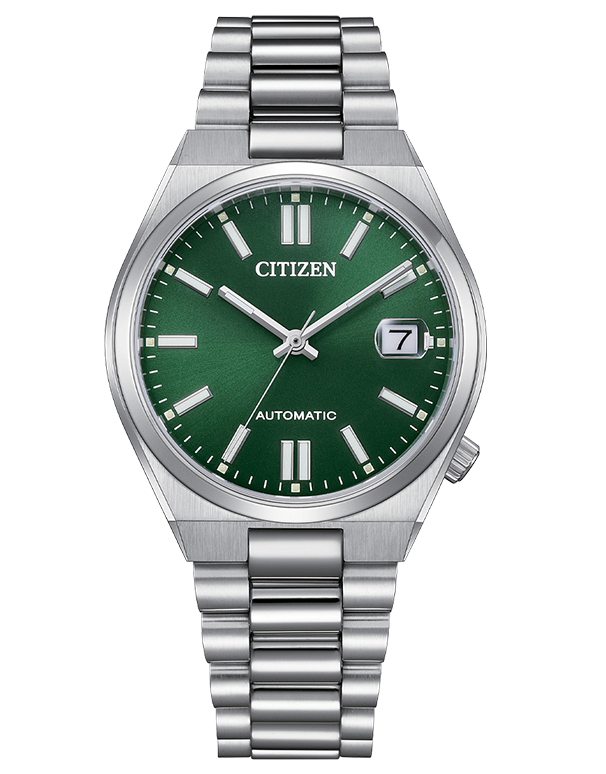 Citizen - Tsuyosa Steel Auto Green Dial 37mm - NJ0200-50X - 789674