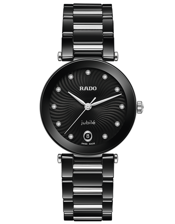 Rado - Lacoupole QTZ Dia Black Ceramic 31MM - R22243703- 790222