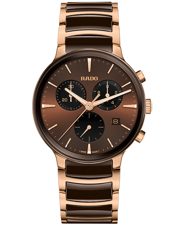 Rado - Centrix Chrono QTZ 2Tone Brown 41MM - R30212302 - 790221