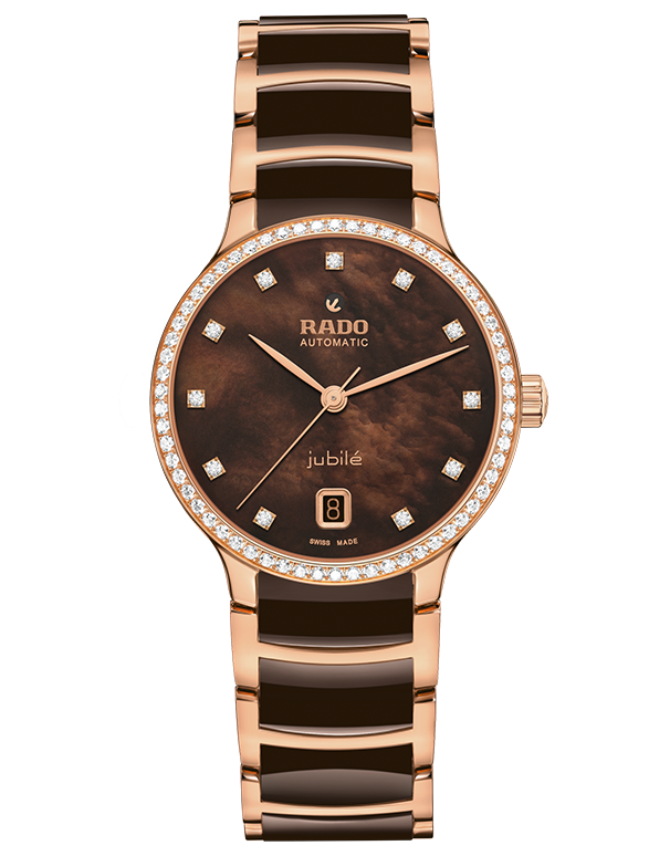 Rado - Centrix Auto Dial 2Tone Brown Ceramic 35MM - R30230922 - 790220