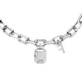 Ferragamo - Charm Quartz Black Dial Steel 16 x 21mm - SFTQ00125 - 790002